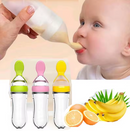 Garrafa De Bebê De Silicone Útil Seguro Com Suplemento Alimentar De Colher Garrafas De Cereais De Arroz Squeeze Spoon Milk Feeding Bottle Cup