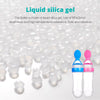 Garrafa De Bebê De Silicone Útil Seguro Com Suplemento Alimentar De Colher Garrafas De Cereais De Arroz Squeeze Spoon Milk Feeding Bottle Cup