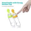 Garrafa De Bebê De Silicone Útil Seguro Com Suplemento Alimentar De Colher Garrafas De Cereais De Arroz Squeeze Spoon Milk Feeding Bottle Cup