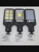 Led solar ao ar livre controle remoto 3 modos led pátio lâmpada de parede jardim terraço garagem corpo humano porta indução iluminação rua