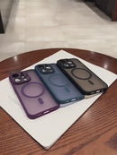 Capa de telefone original magnética fosca para iphone